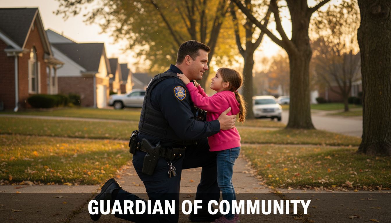 Hero Cop Saves Pretty-in-Pink Girl from Knife-Wielding Foster Care Psycho